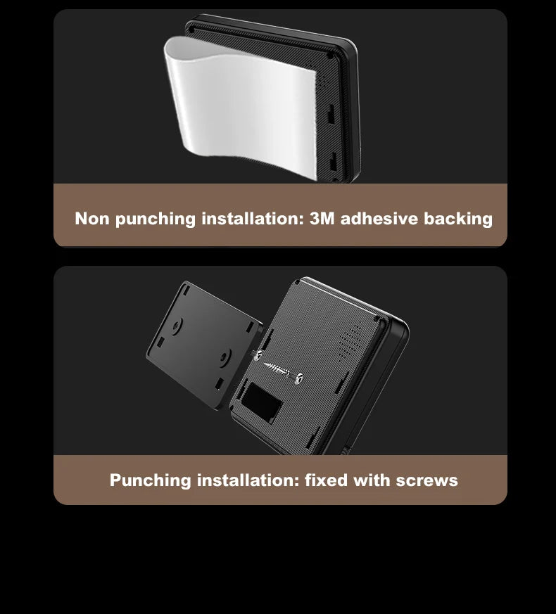 X6 4.3 IPS Screen Indoor/Outdoor Smart Video Doorbell