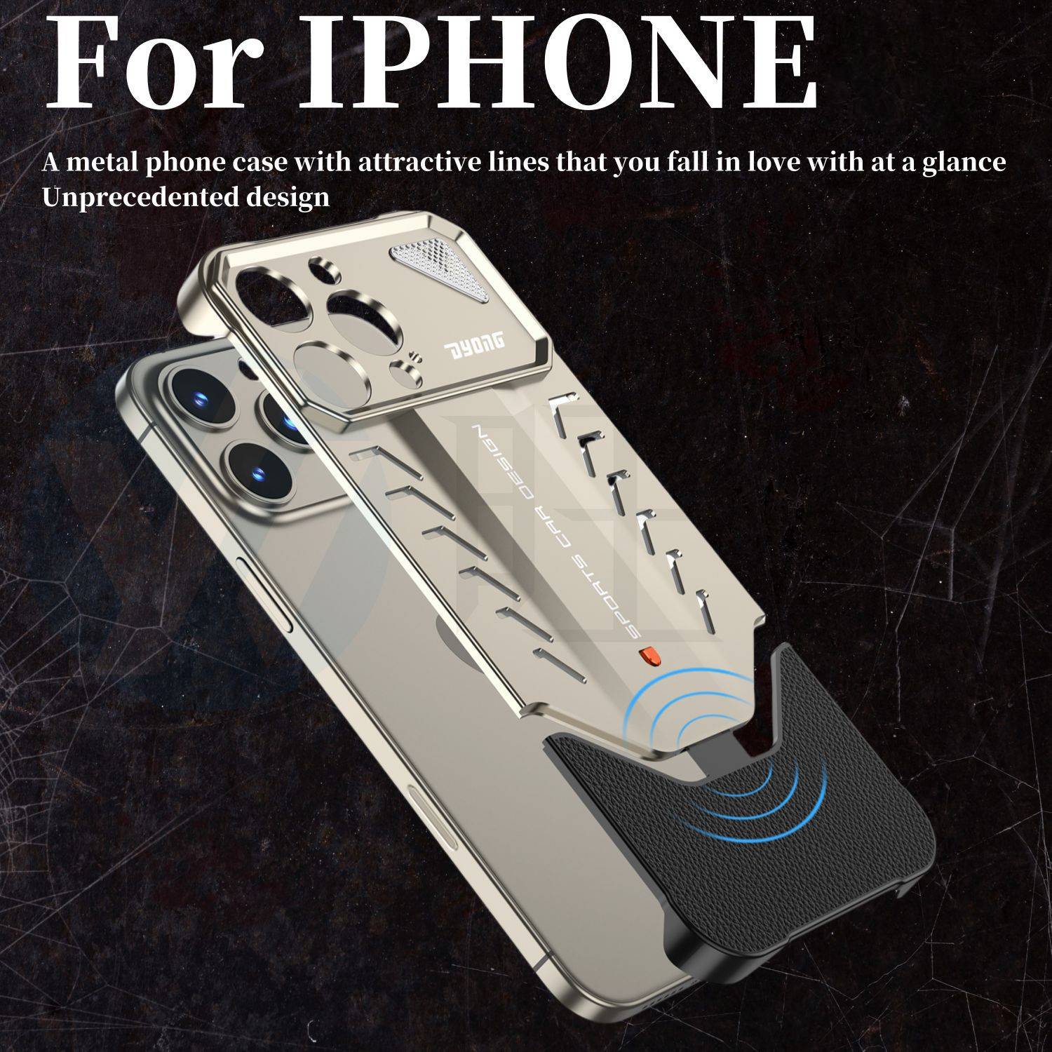 Futuristic Cyber Armor Shield Case for iPhone