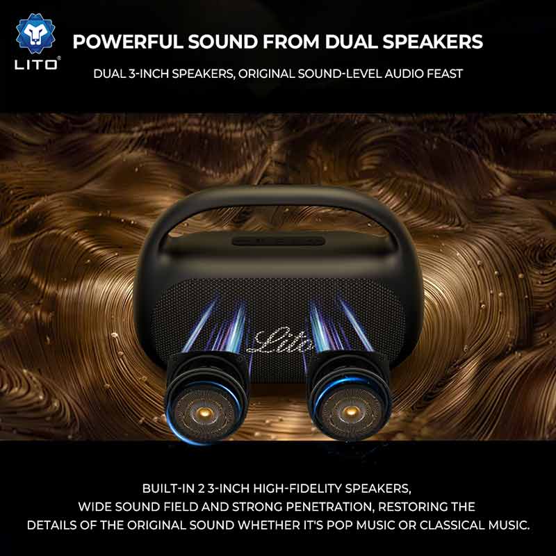 LITO LS12 50W Wireless Portable Outdoor Speaker