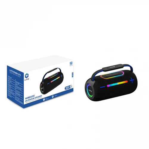 LITO LS13 30W Wireless Outdoor Speaker with RGB Lights and Deep Bass