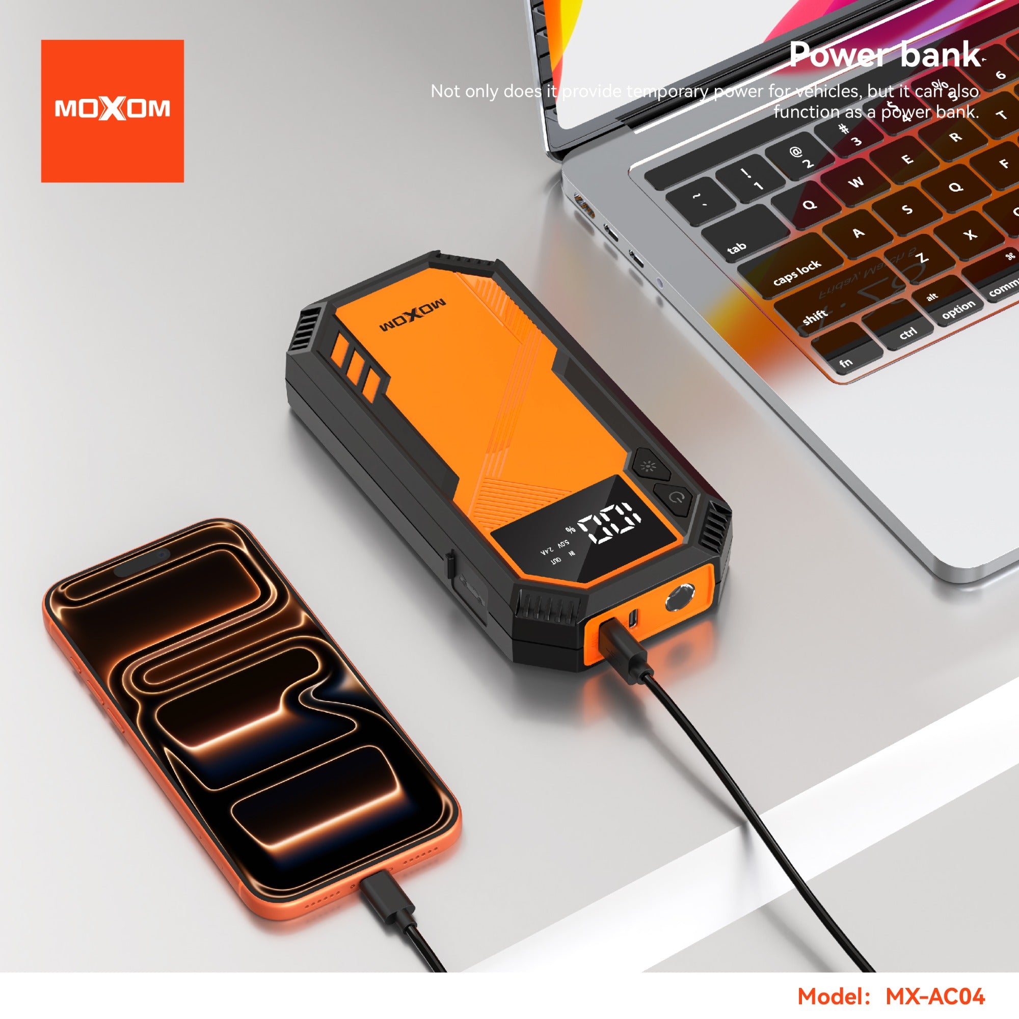 MOXOM Energy Man Portable Emergency Starter Power Supply MX-AC04