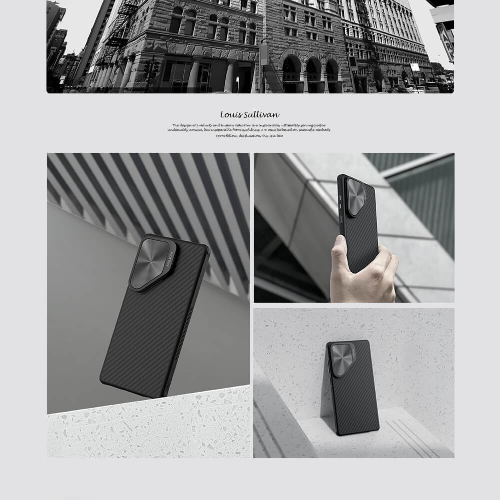 Nillkin CarboProp Magnetic MagSafe Overlay Aramid fiber armor case for Samsung