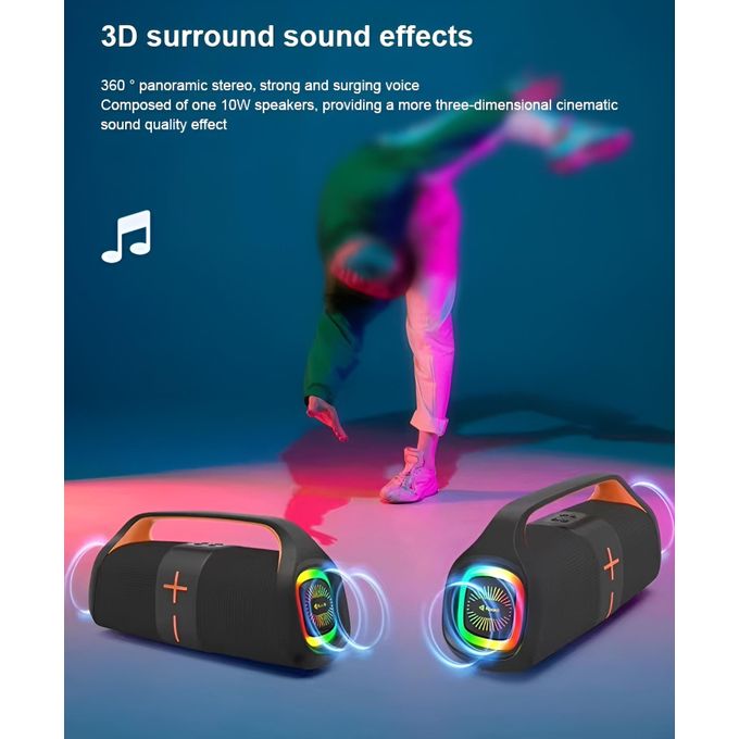 Kisonli K12 RGB Music Speaker – 20W