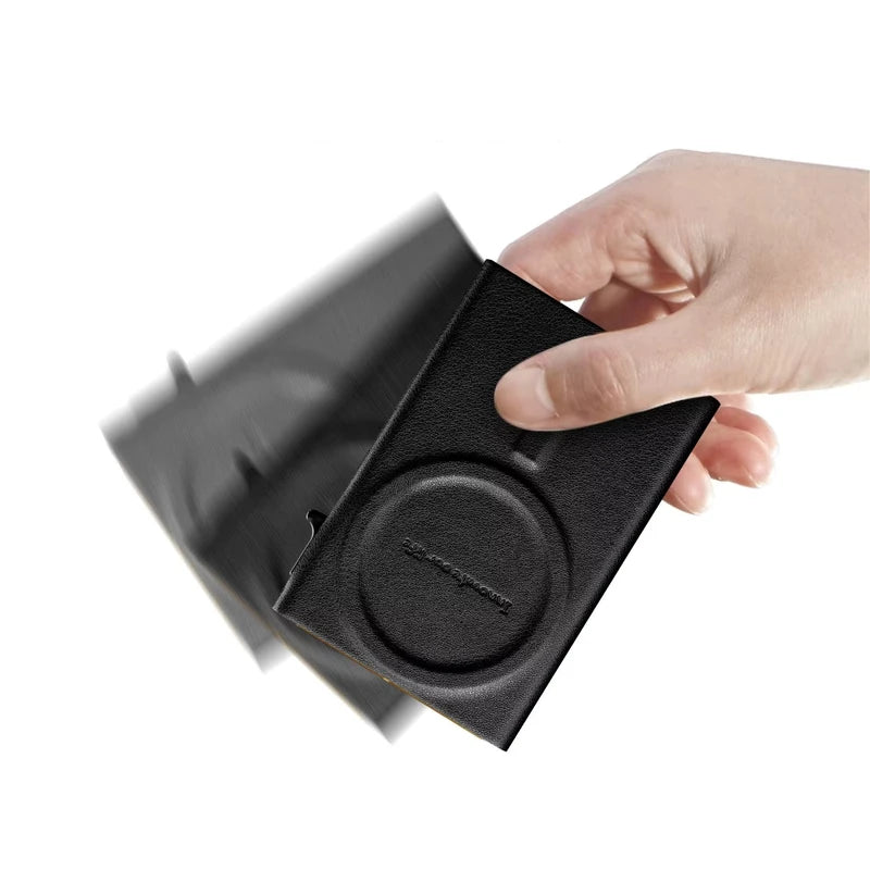 Zhuse magnetic textured automatic pop-up card holder