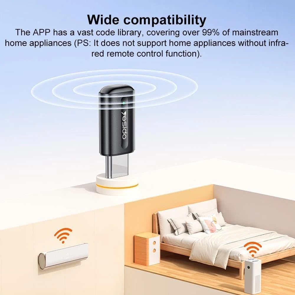 Yesido EC26C Type-C Infrared Remote Control Adapter
