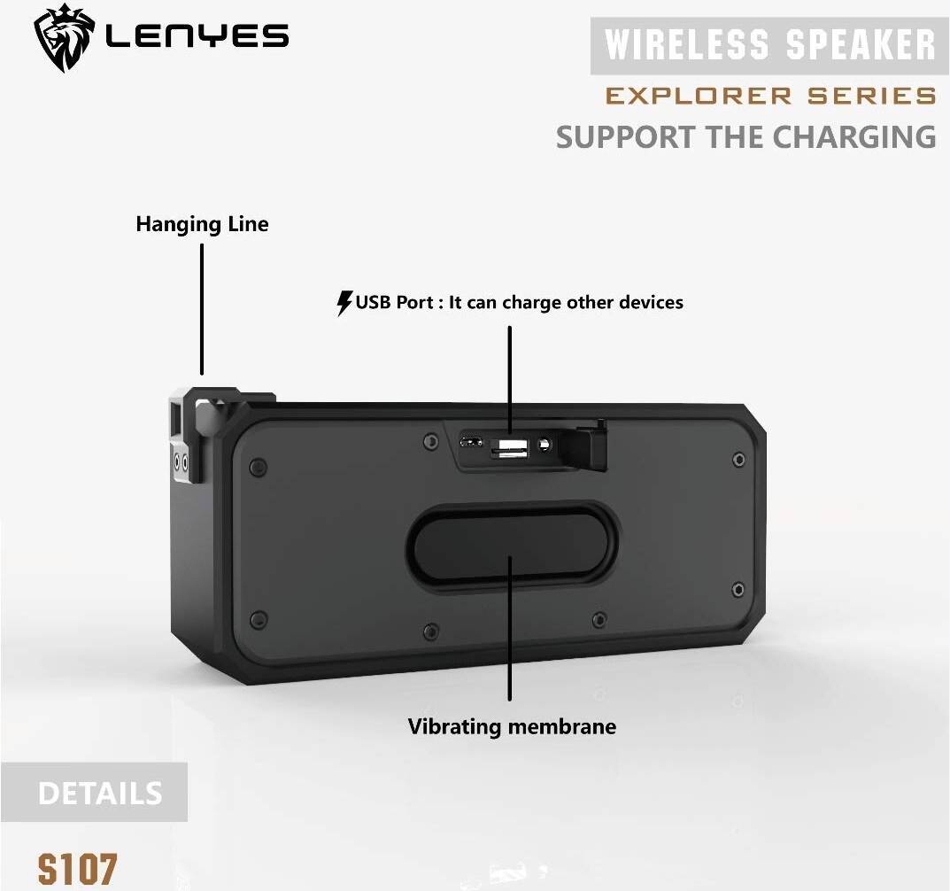 Lenyes S107 Wireless Speaker