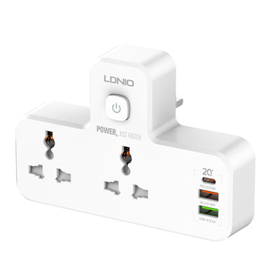 LDNIO 2 AC Outlets Portable Extension Power Socket SC2311