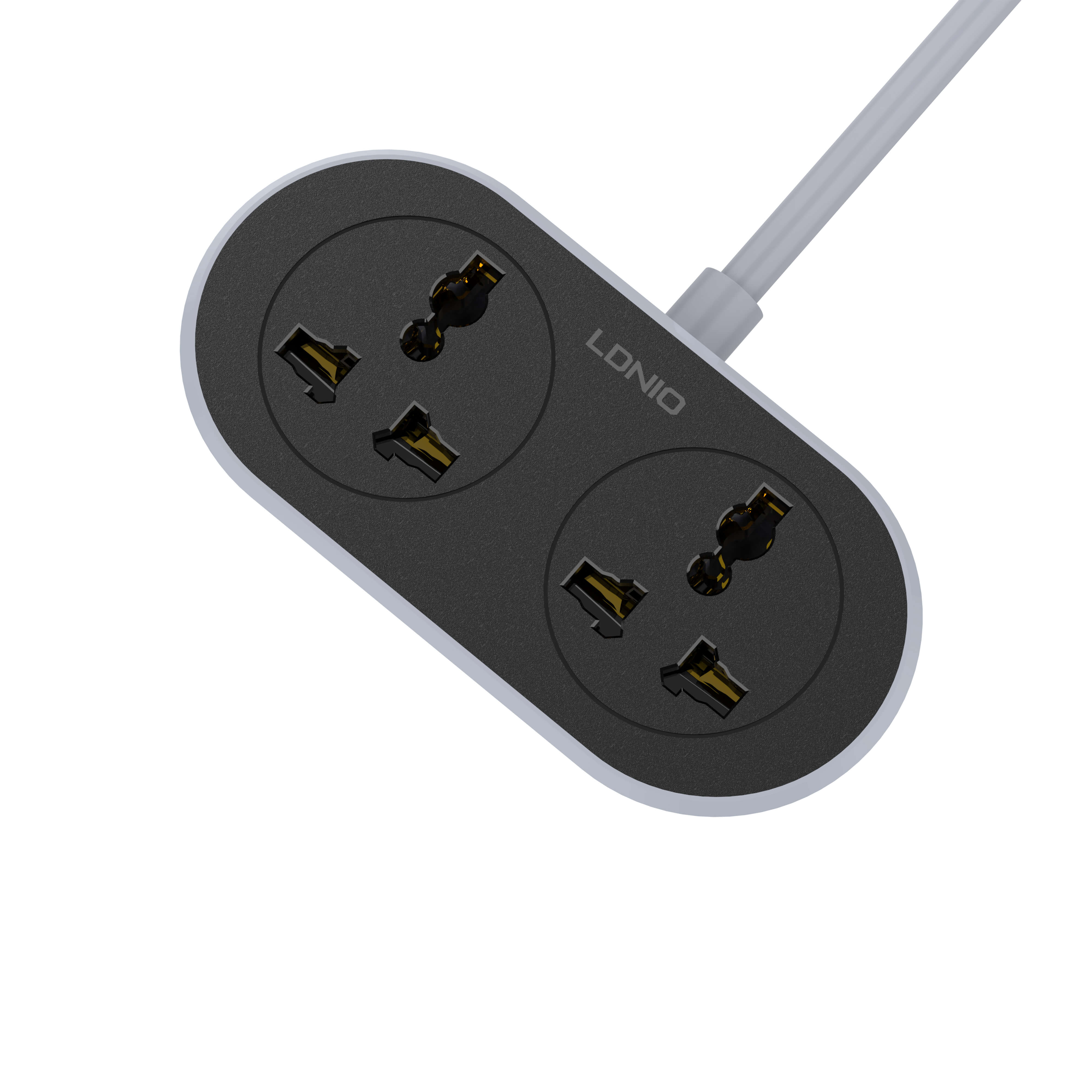 LDNIO 2 AC Outlet Universal Extension Power Socket SC2018