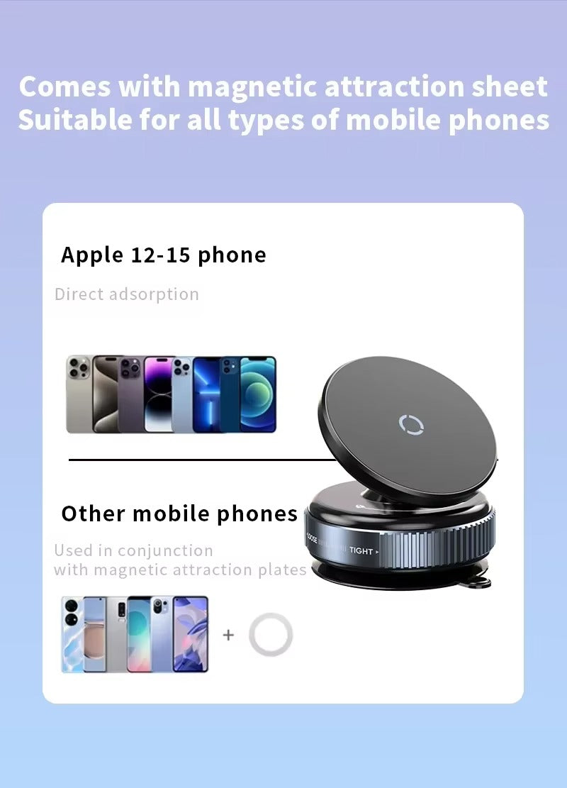 Phone Holder K009 Rotating Car Suction Cup Phone Stand