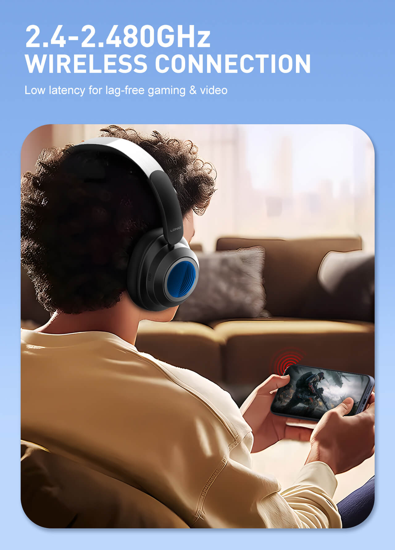LDNIO Bluetooth On-Ear Wireless Headphones H01