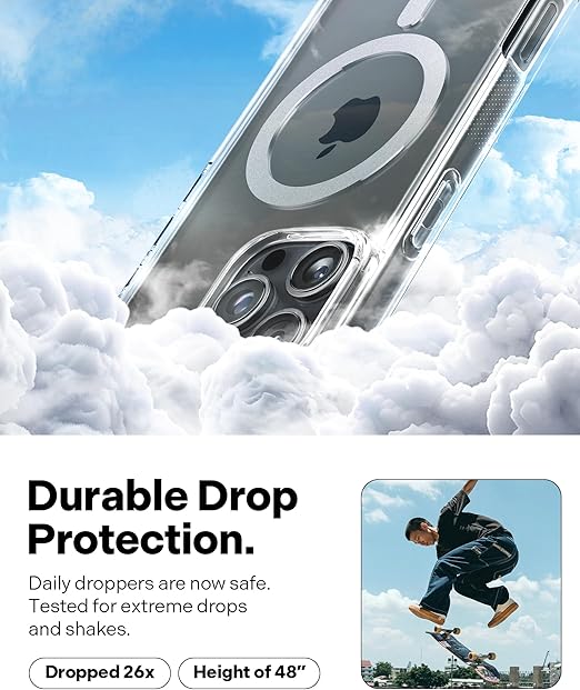 Clear MagSafe Shockproof Rugged Magnet Case