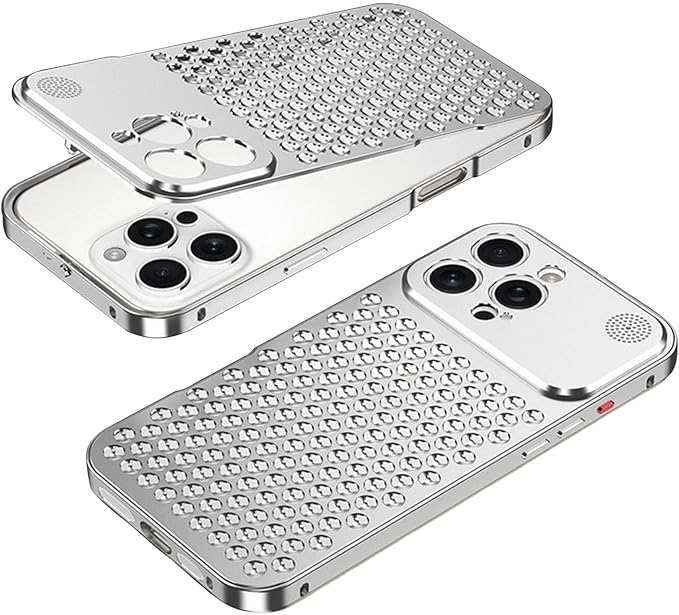 Metal Heat Dissipation Aluminum Fragrance Cooling Cover Shockproof for iPhone