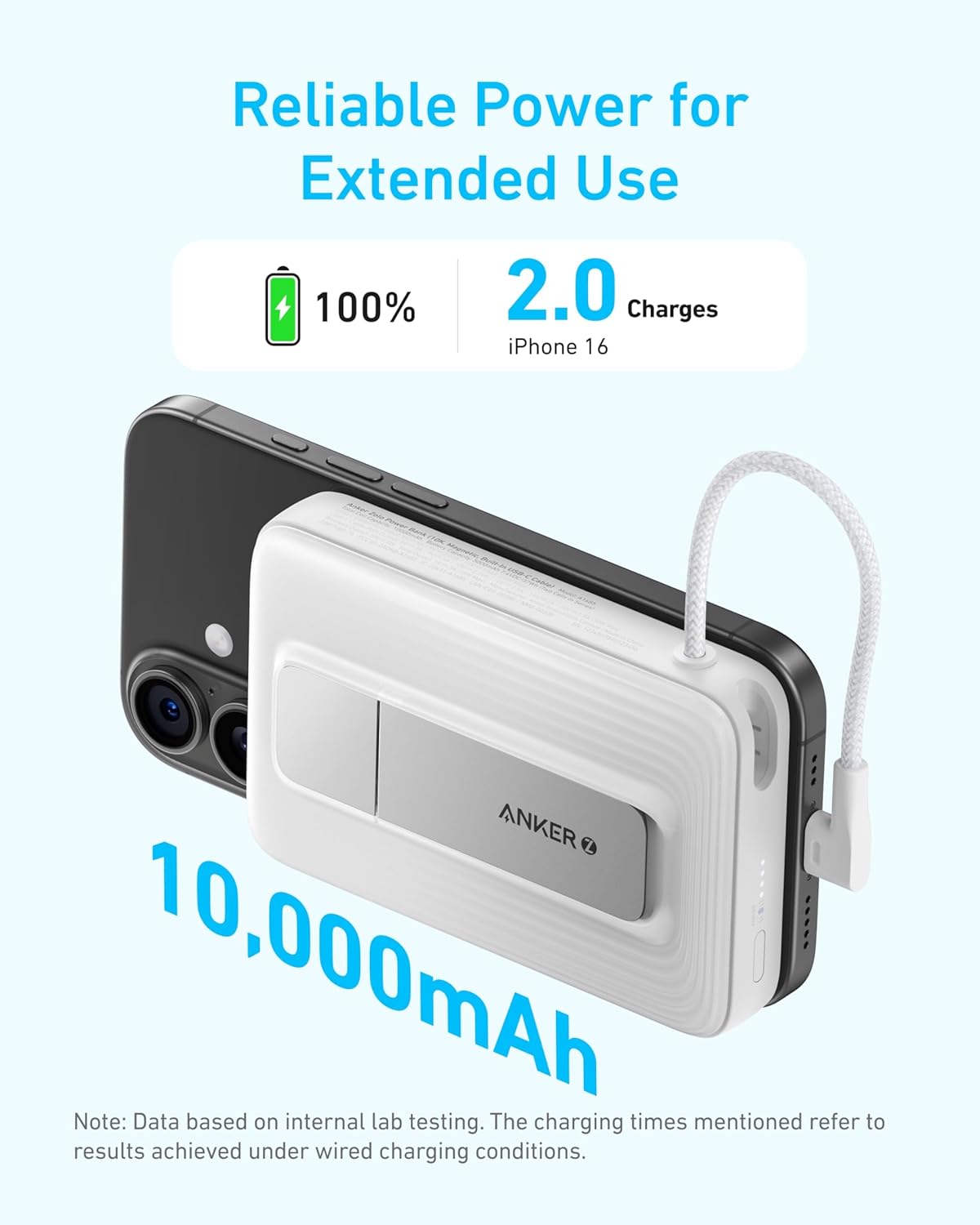 Anker Zolo Power Bank (10K, 30W, Magnetic)