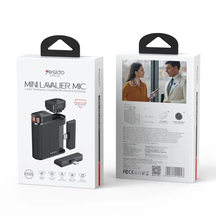 Yesido KR19 Mini Lavalier Mic