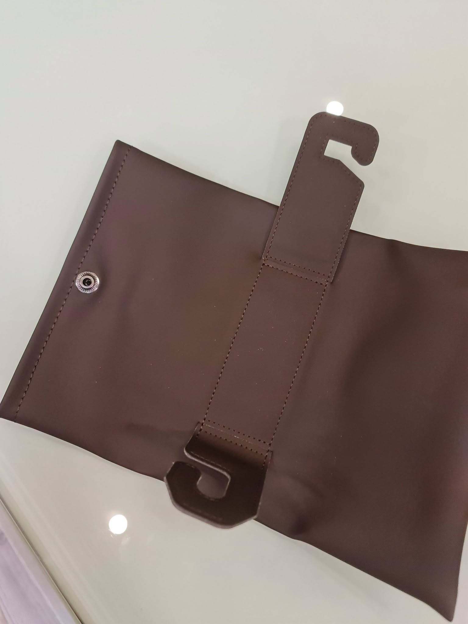 ZHUSE CA-009 Premium PU Leather Car Tissue Holder