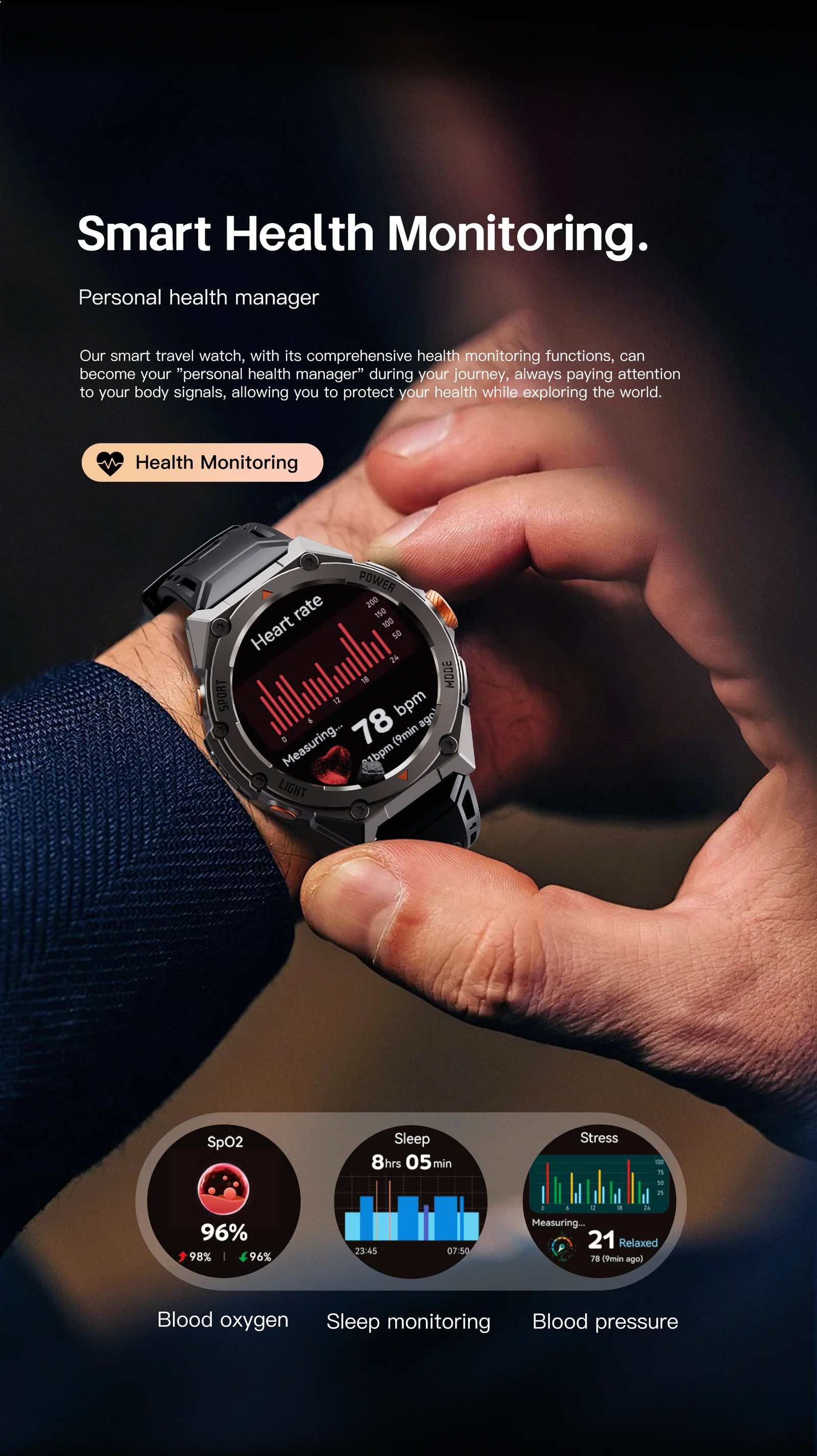 LENYES VITA GPS Smart Watch