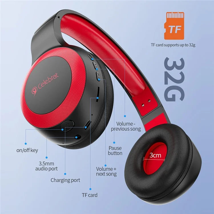 Celebrat Wireless Headphone A23