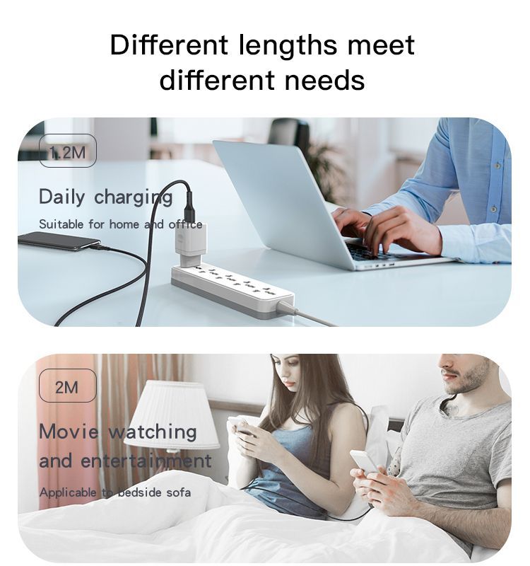 Yesido CA97 1.2M USB to Lighting Fabric Braided Fast Charging