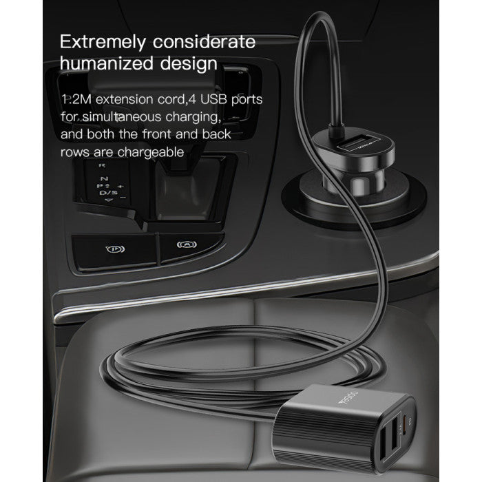 Yesido Y41 Multi Ports Fast Charging Car Charger