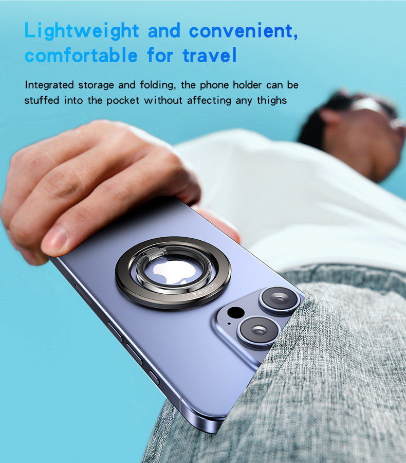 Yesido C205 360 Free Rotation Magnets Double Ring Metal Folding Ring Phone Holder
