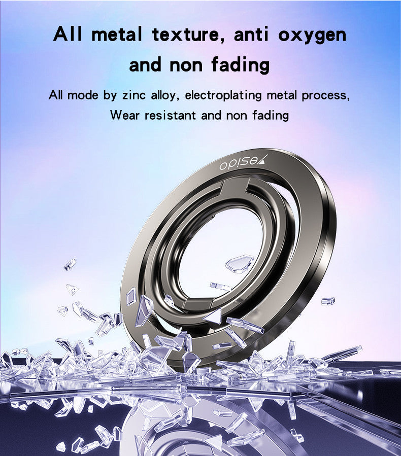 Yesido C206 Zinc Alloy 180 Degree Dlip Ring Phone Holder