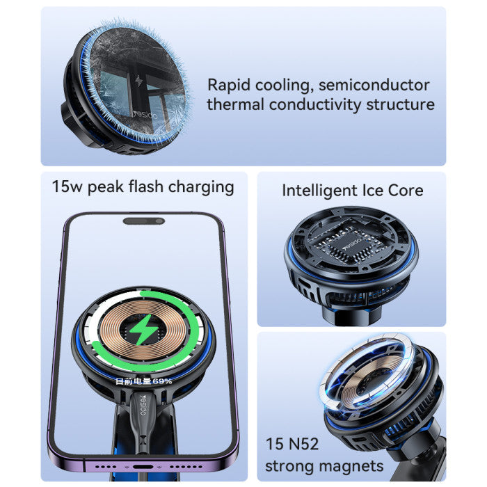 C311 Semiconductor Cooling Dual Ambient Lighting 15W Fast Charging
