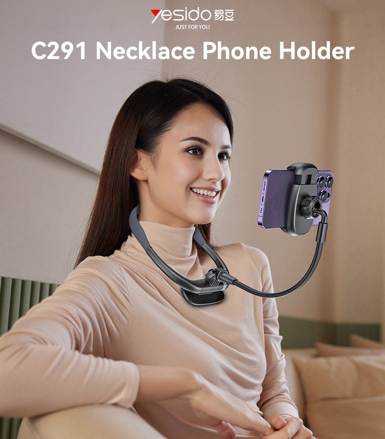 Yesido C291 Neck Mounted Lazy Phone Holder Parameter