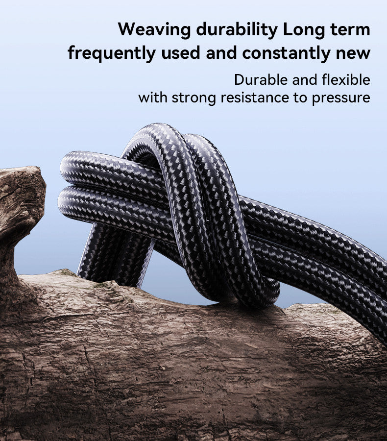 Yesido CA167 PD 27W Fast Charging Transparent Flip Type-C To IP Data Cable