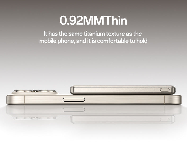 YP66 5000mAh 15W Wireless Fast Charging Alloy Magnetic Power Bank