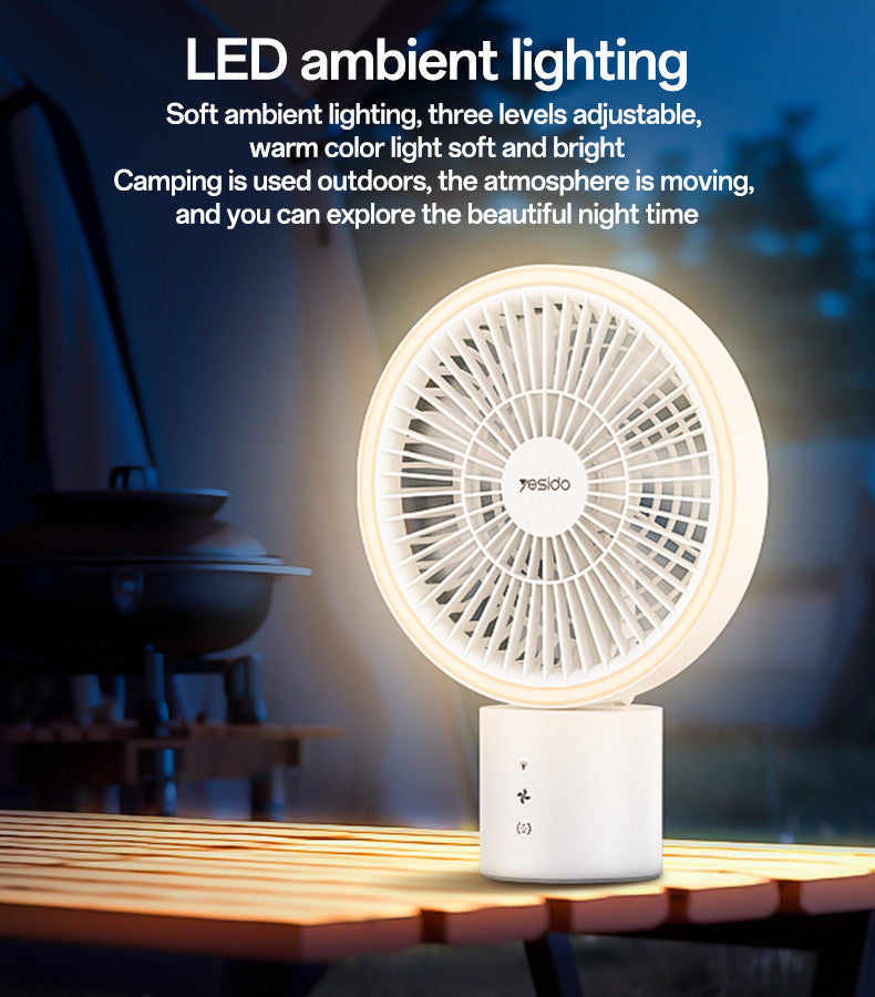 Yesido YF13 With LED Ambient Light Multi Scene Fan
