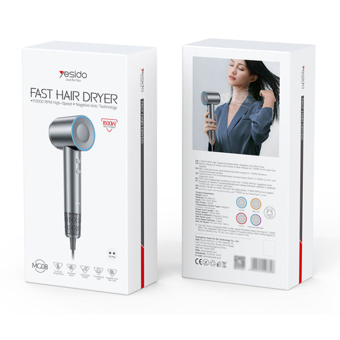 Yesido MG08 Negative Lon Conditioning Hair Dryer