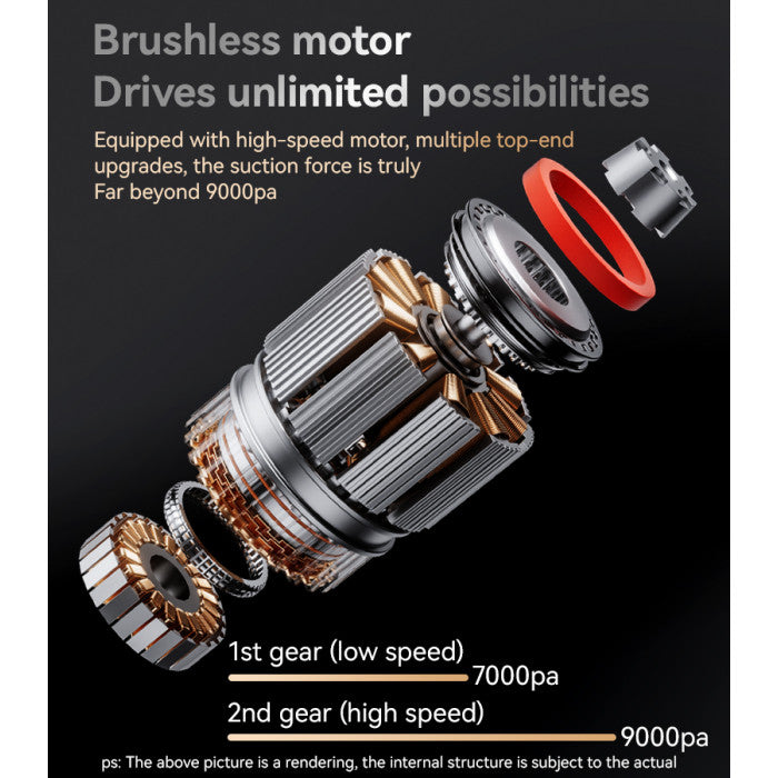 Yesido VC08 Blowing And Suction 2-in-1 Car Vacuum Cleaner