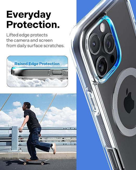 Clear MagSafe Shockproof Rugged Magnet Case