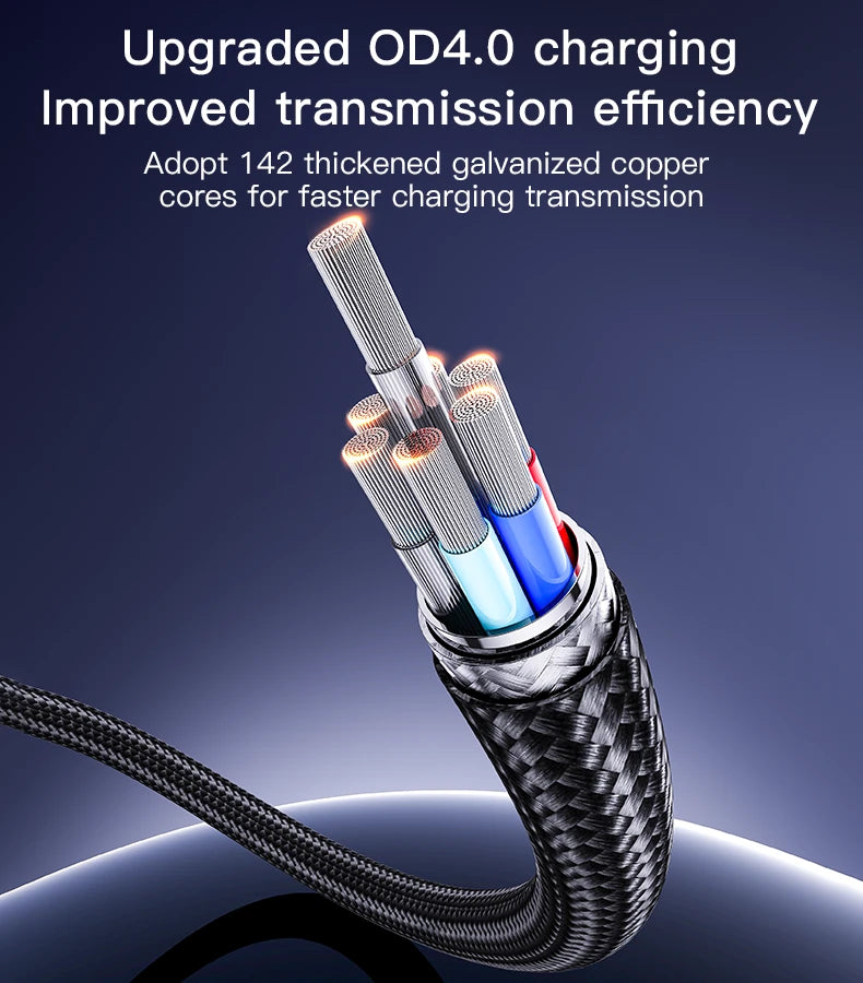 Yesido CA129C 1.2M USB To Type-C 18W Fast Charging Data Cable