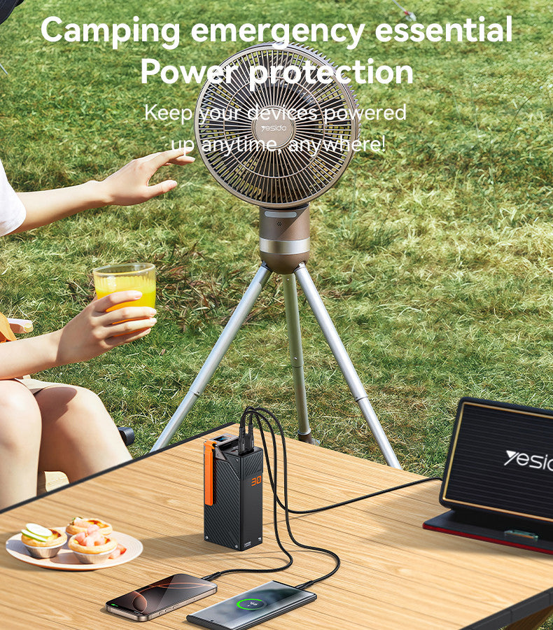 YESIDO YP62 30000mAh 22.5W Fast Charging Large Screen Power Bank