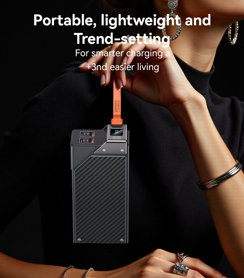 YESIDO YP62 30000mAh 22.5W Fast Charging Large Screen Power Bank