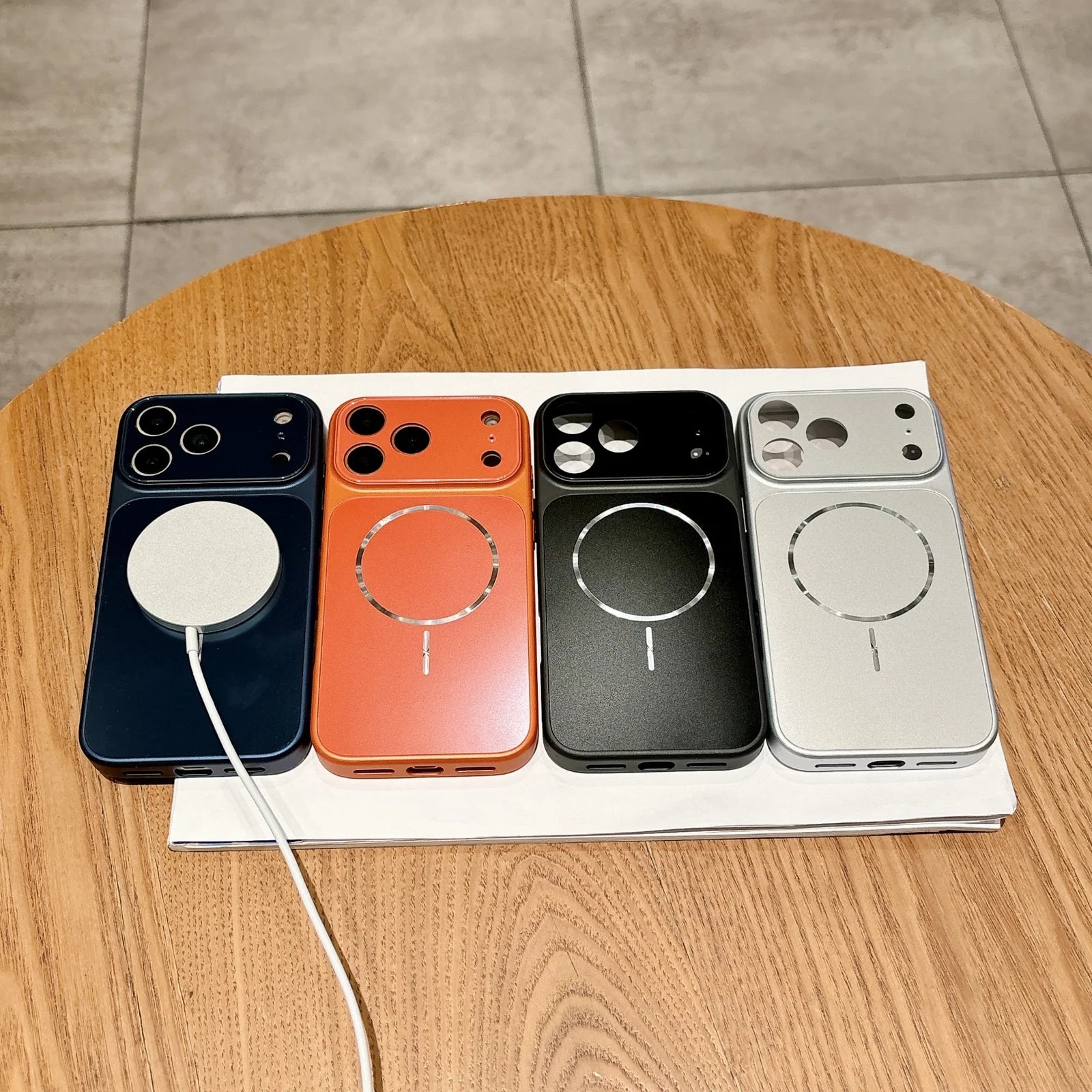 AG Glass Lens MagSafe Matte Case for iPhone