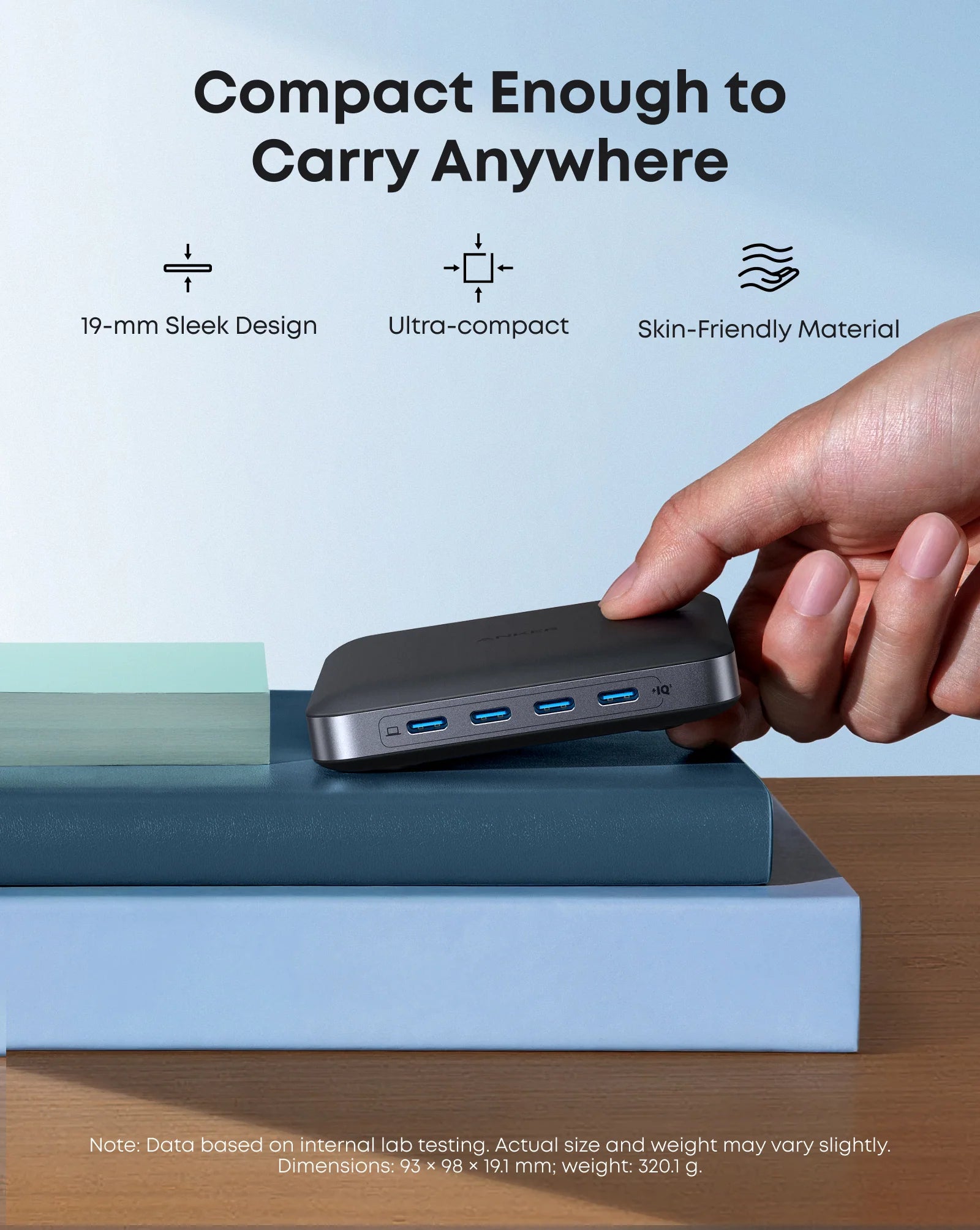 Anker Charger (130W, 6 Ports, GaN)