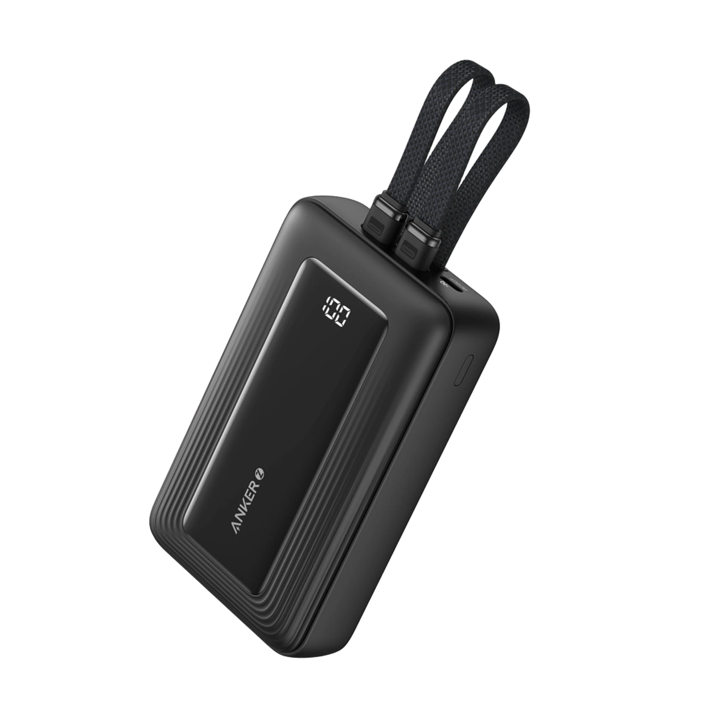Anker Zolo Power Bank (10000 mAh, Built-In USB-C and Lightning Cable)30W