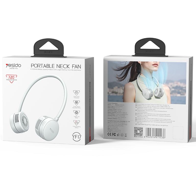 YESIDO YF17 Portable Neck Fan