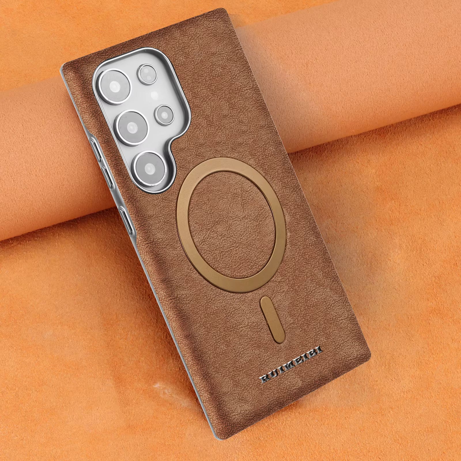 RUIMEIBI Matte photoplating Samsung Premium Leather Flip Case