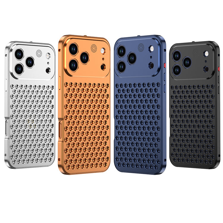 Metal Heat Dissipation Aluminum Fragrance Cooling Cover Shockproof for iPhone 17 Pro Max