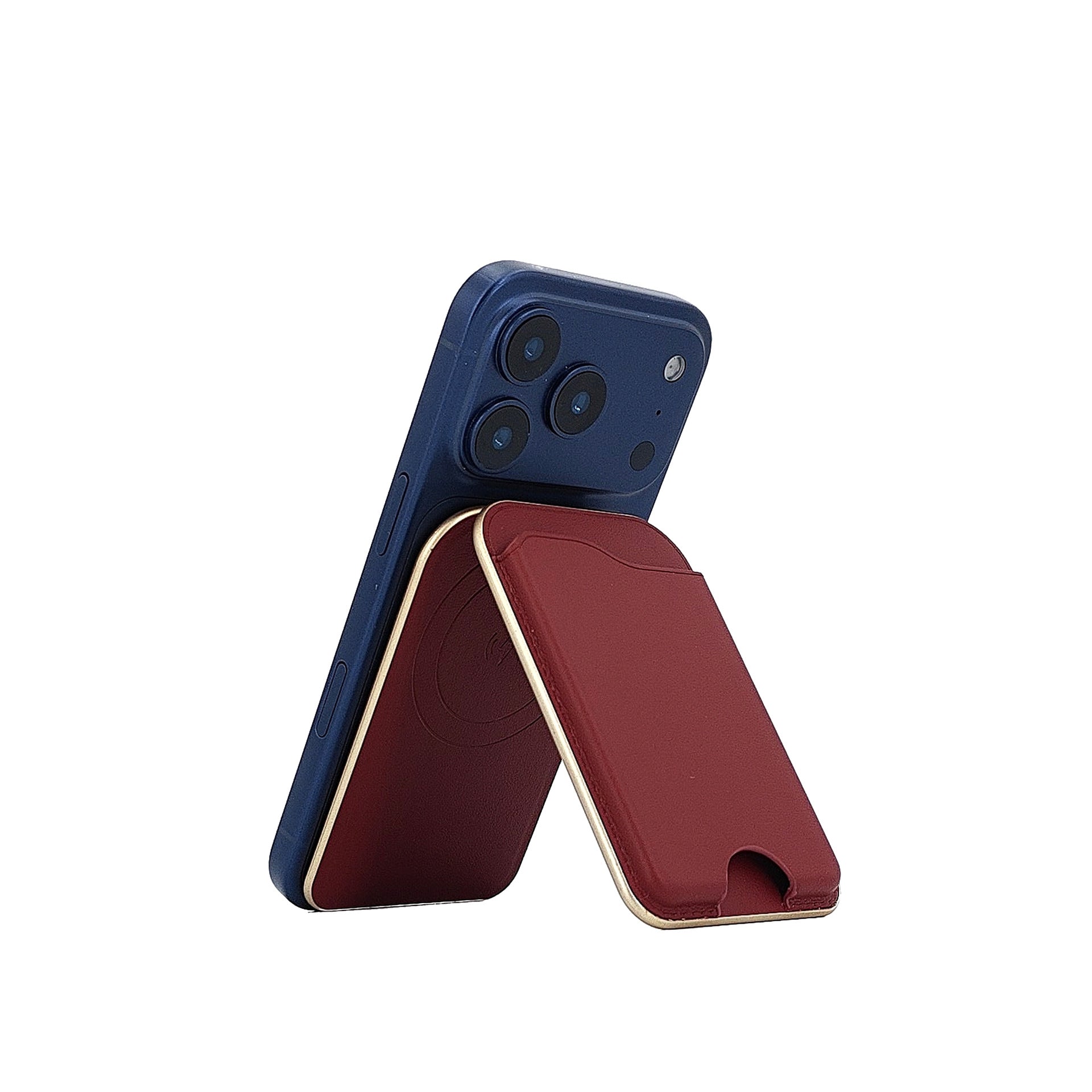 Premium Rotating MagSafe Card Holder with Folding Mirror Compatible