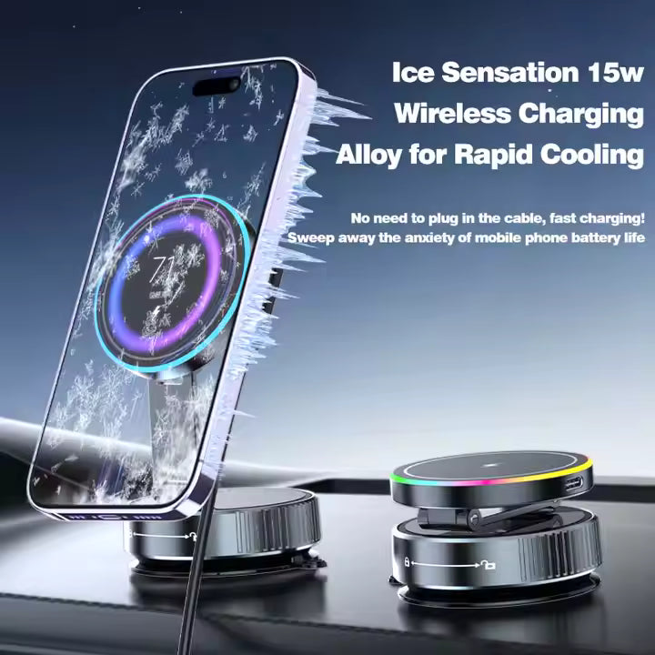 K3 15w Fast Wireless Charger Foldable Mobile Phone Holder