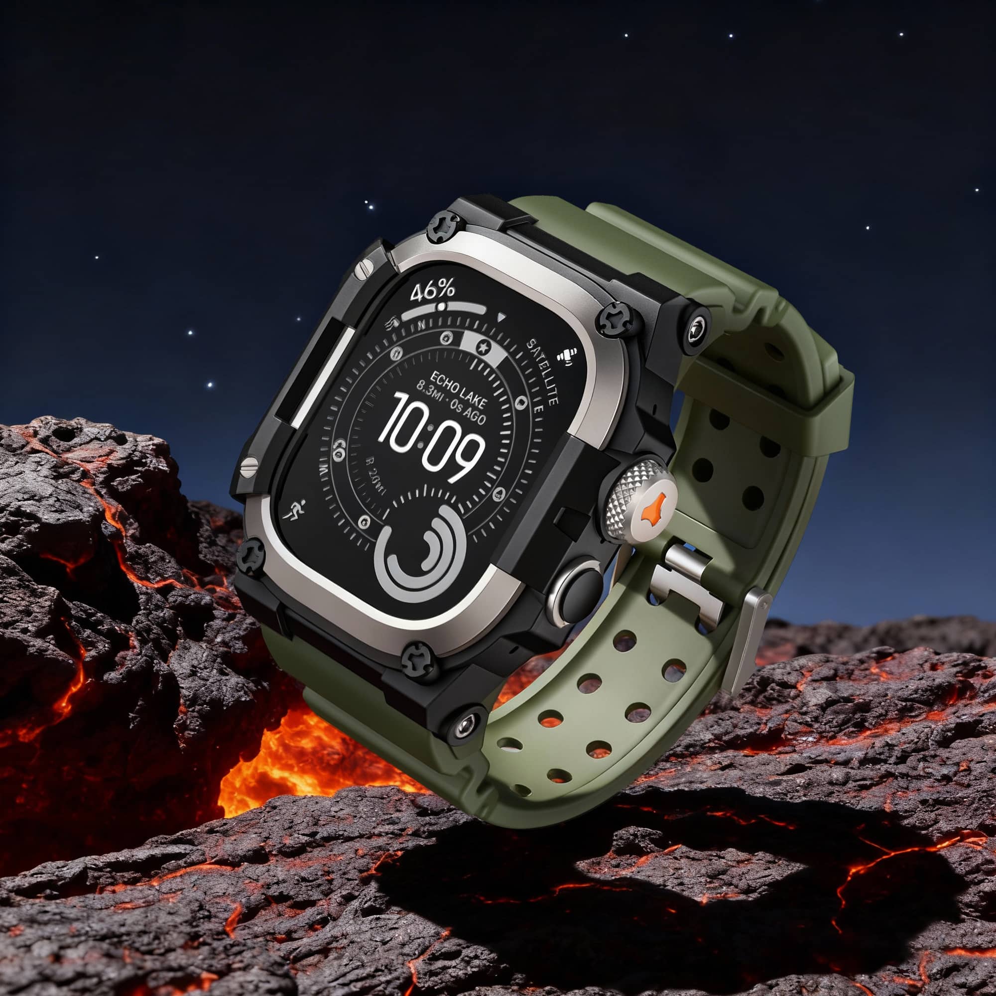 Luxury Full Cover case and Silicone Mod Kit Strap Band