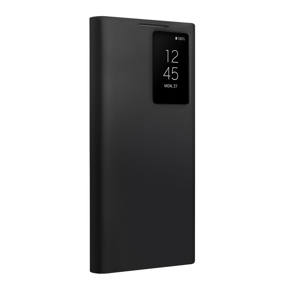 Smart View Flip Wallet Shell Leather Cover Case for Samsung