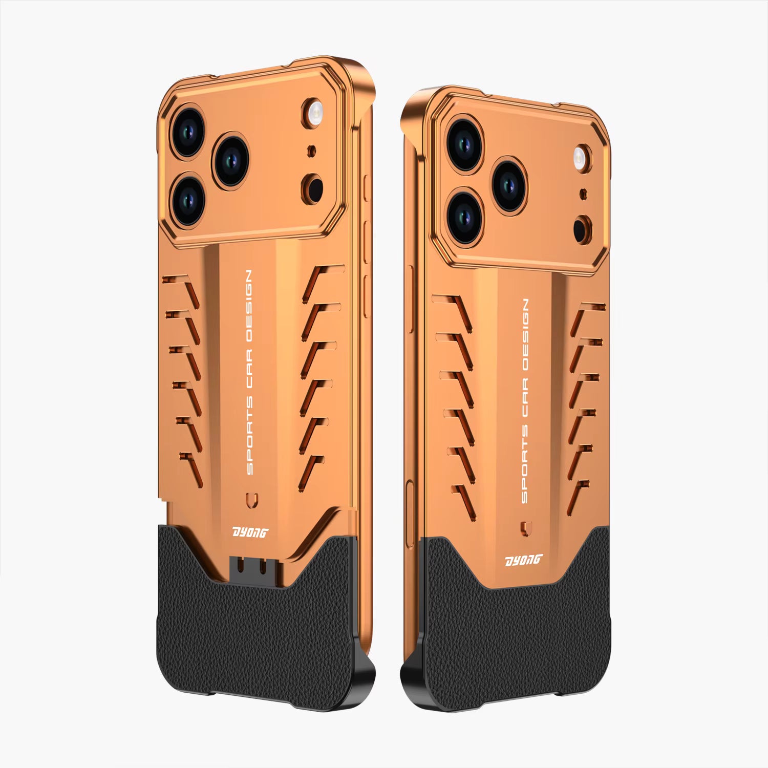 Futuristic Cyber Armor Shield Case for iPhone 17 Pro Max