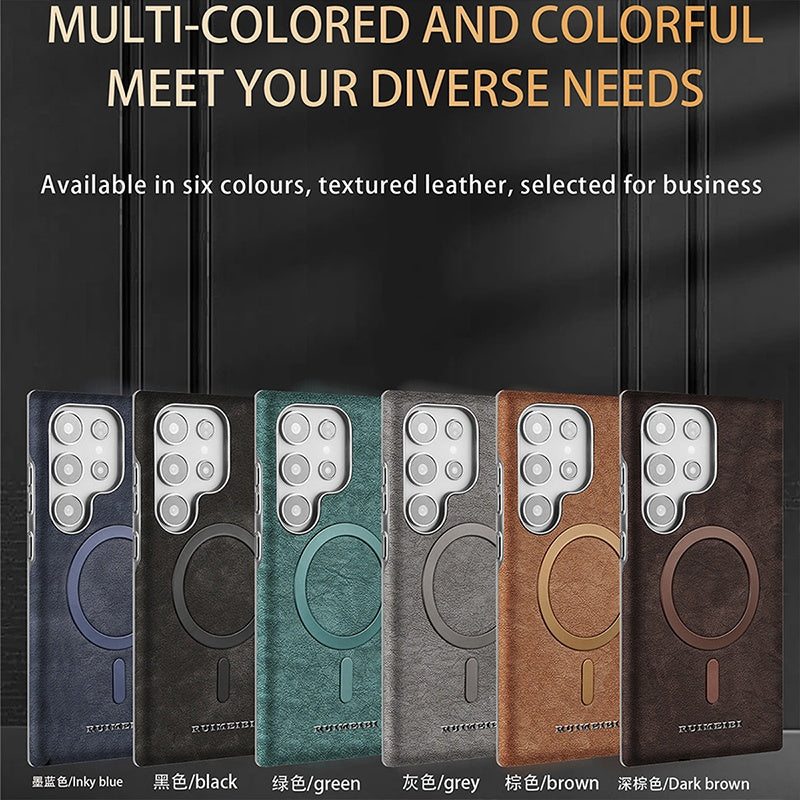 RUIMEIBI Matte photoplating Samsung Premium Leather Flip Case