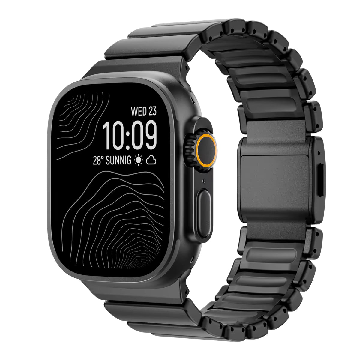 Luxury Ultimate Pure Titanium Metal Magnetic Buckle Band Strap for Apple Watch
