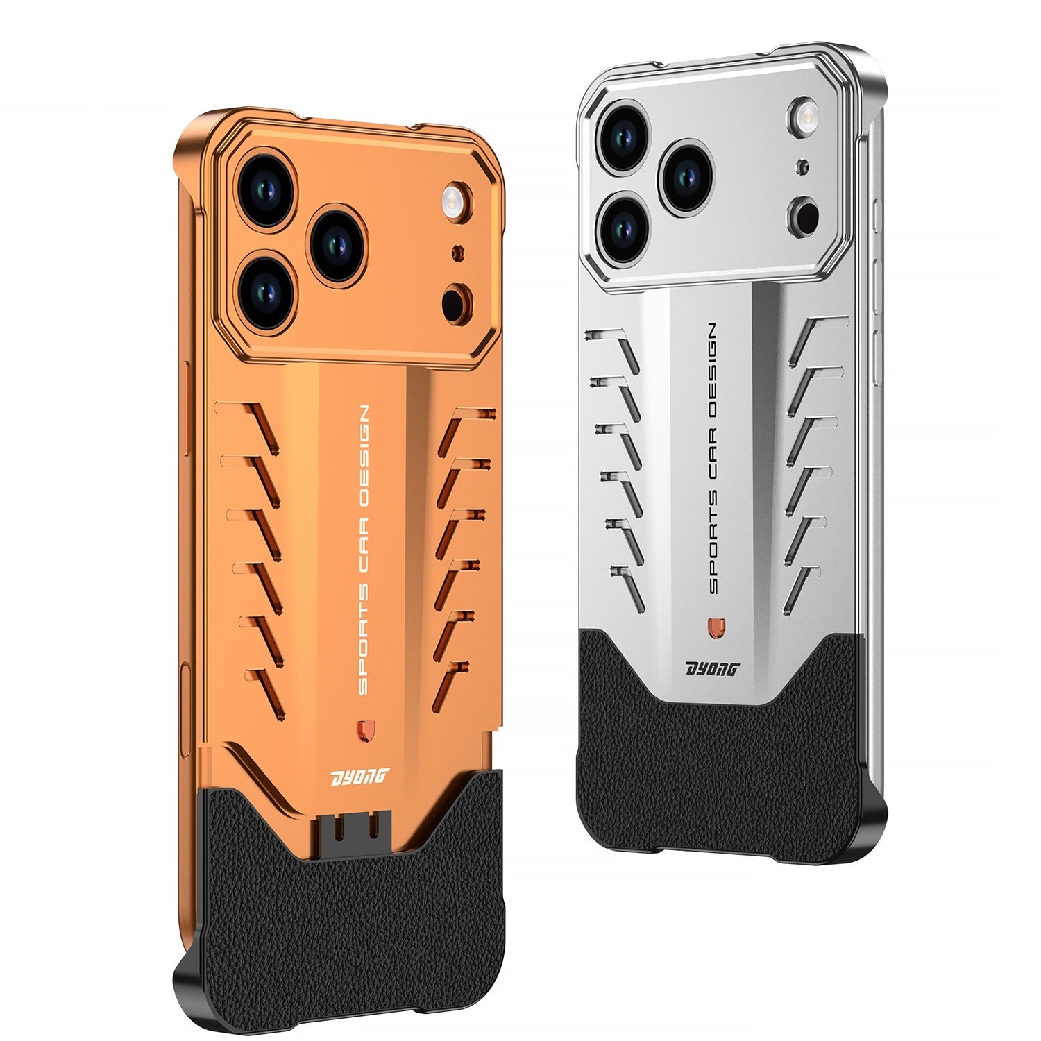 Futuristic Cyber Armor Shield Case for iPhone 17 Pro Max